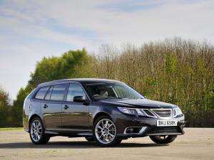 Saab 9-3 Aero SportCombi 2008 года (UK)